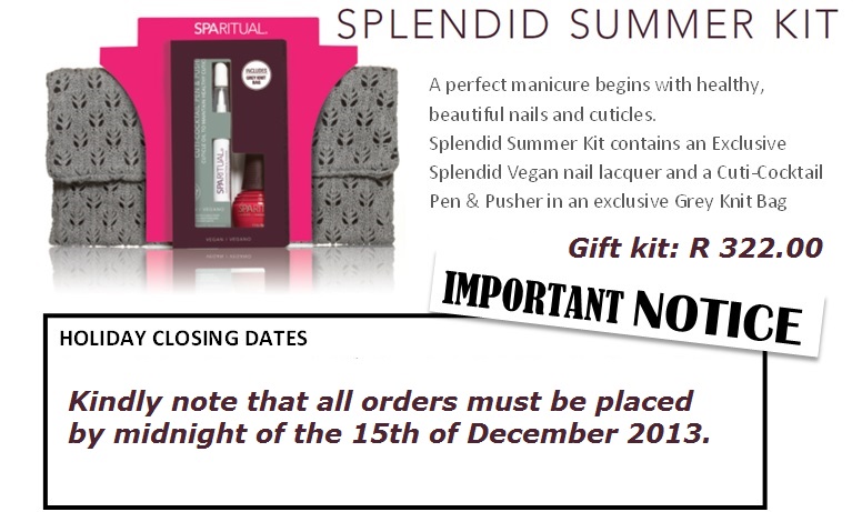 Sparitual Splendid Summer Kit and Important Notice
